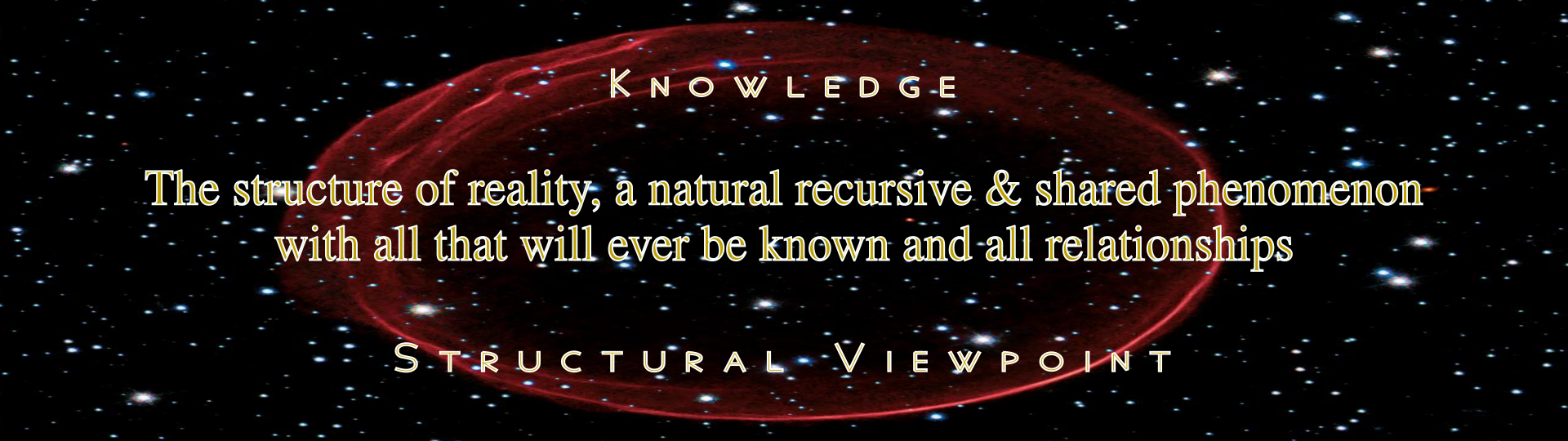 Knowlwdge from a structural viewpoint Knowlwdge from a structural viewpoint